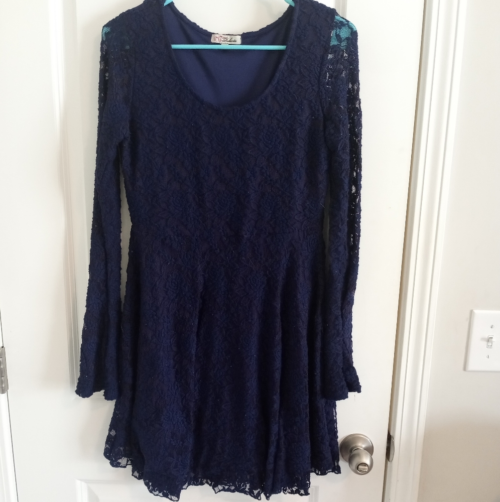 Blue dress